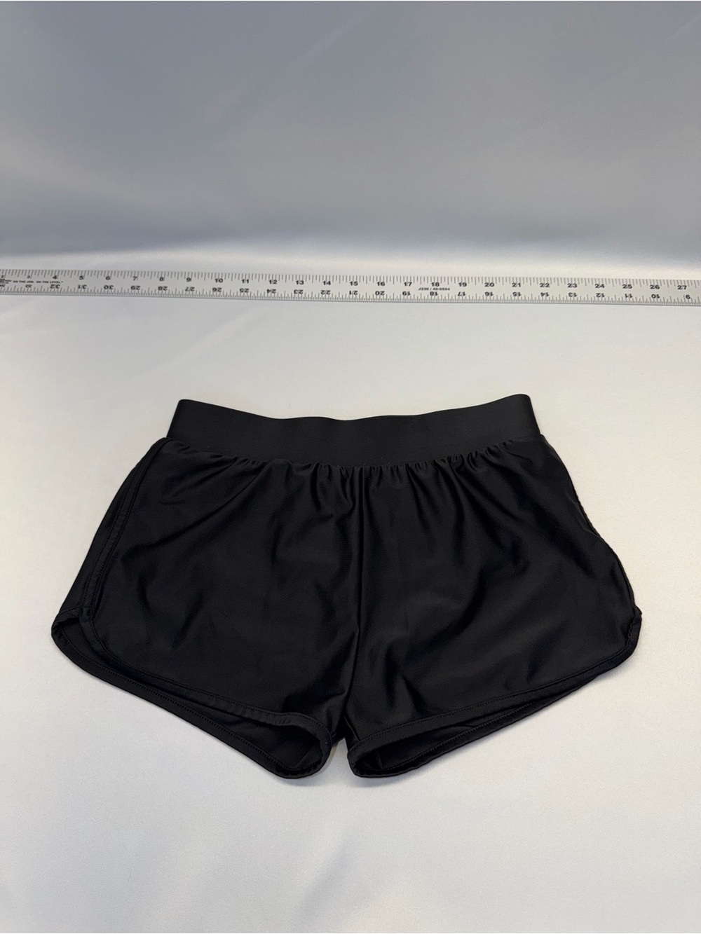 Cat & Jack Girls Swim/Cover‑Up Shorts | Black | L 10/12 | GUC
